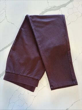 Barefoot Dreams Cozy Straight Leg Lounge Pants ~ Size Large Tall ~ Burgundy